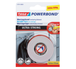 Plakband tesa® Powerbond Ultra Strong dubbelzijdig 19mmx1,5m wit