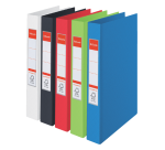 Classeur anneaux cartonné Esselte Vivida A4 - Dos 3,5 cm - Noir