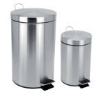 Poubelle à pédale V-part 3L inox mat