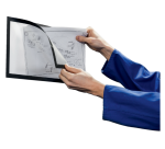 Duraframe Durable 498501 magnetisch Plus A4 zwart 2 stuks