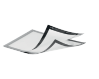 Duraframe Durable 498523 magnétique Plus A4 gris argenté 2 pièces