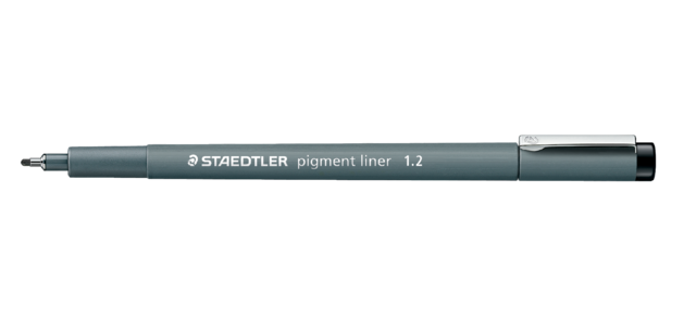 Fineliner Staedtler Pigment 308 1,2mm noir