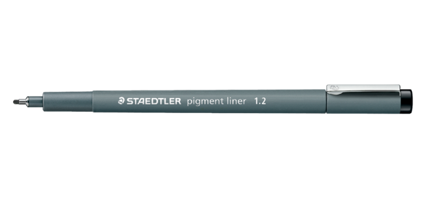 Fineliner Staedtler Pigment 308 1,2mm schwarz