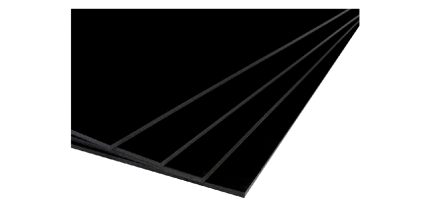 A3 Schaumstoffplatte doppelseitig 5mm schwarz