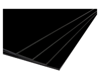 Panneau mousse 70x100cm double face 5mm noir