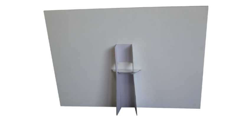 Support panneau mousse A3 178X190mm blanc