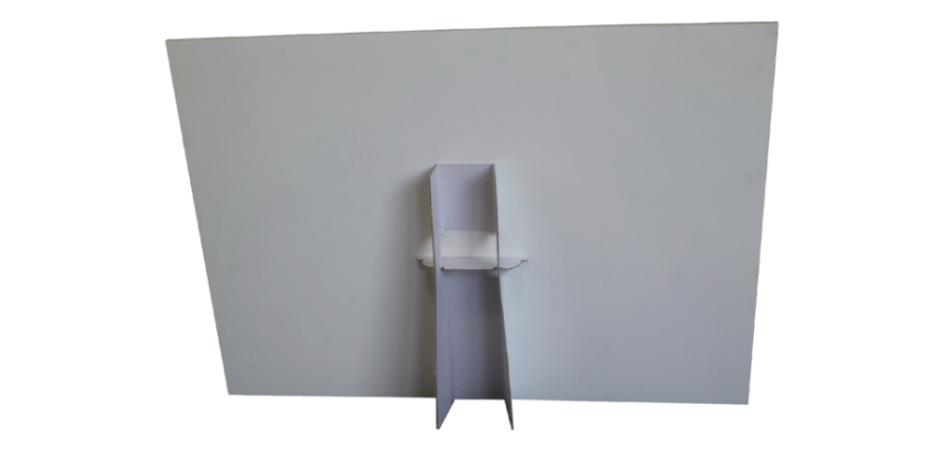 A3 foam board support 178X190mm white