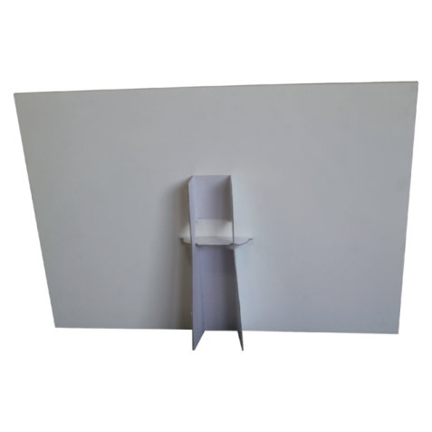 Foamboard steun A3 178X190mm wit