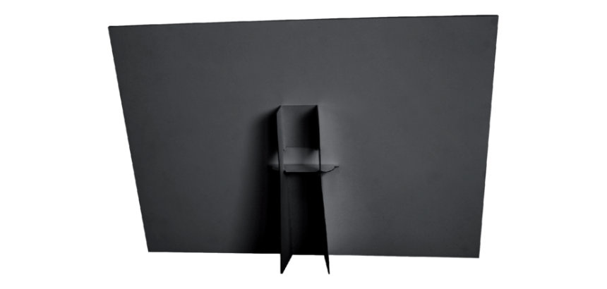 Panneau en mousse avec support A3 178x190mm noir