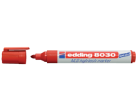 Viltstift edding 8030 NLS high-tech 1.5-3mm rood