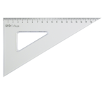 Driehoek Aristo 23620 200mm 30/60graden transparant