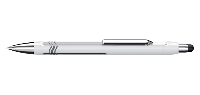 Schneider Ballpoint Pen Stylus Epsilon Touch Extra Large White/Silver