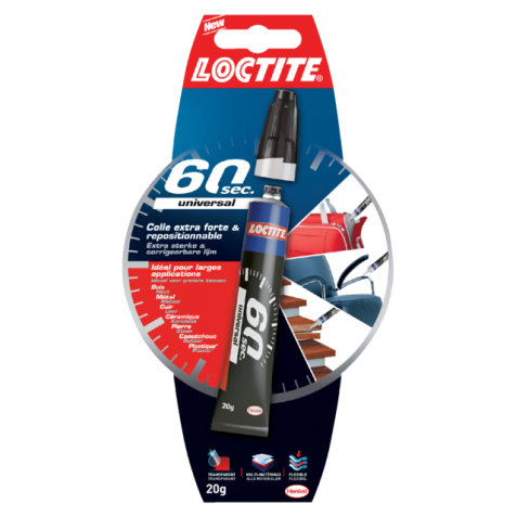 Colle universelle loctite 60 secondes 20g