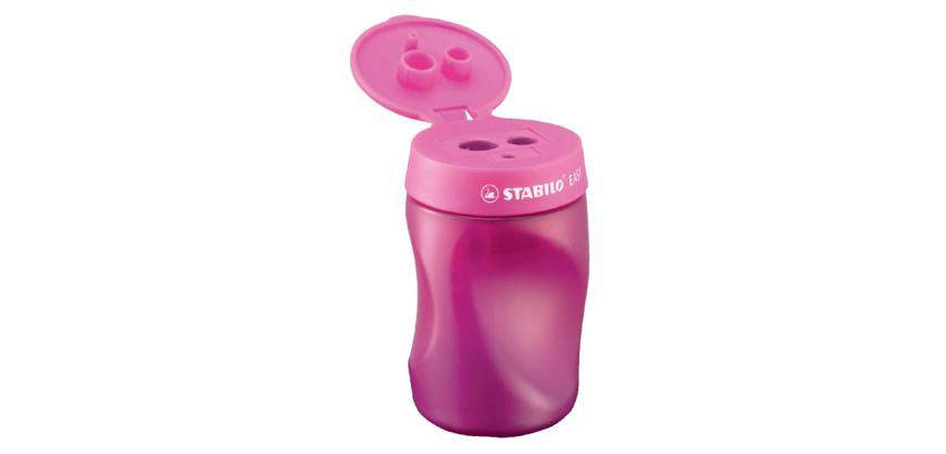 Puntenslijper STABILO Easy 4501 3 in 1 linkshandig roze