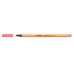 En_fineliner stabilo point 88 /033 fin rouge fluo