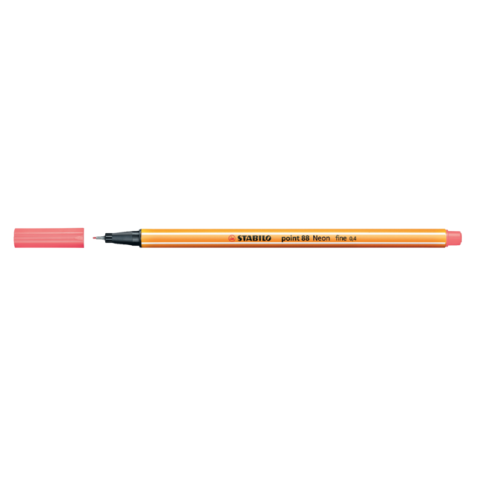 Fineliner STABILO Point 88 /033 Fin rouge fluo