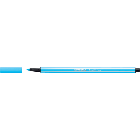 Feutre STABILO Pen 68/031 Medium néon bleu