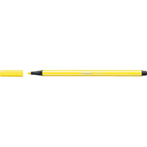 Feutre STABILO Pen 68/24 Medium jaune citron