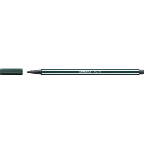Feutre STABILO Pen 68/63 Medium vert terre