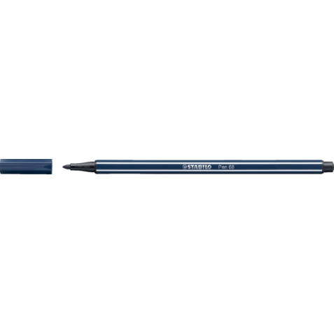 Feutre STABILO Pen 68/98 Medium gris payne