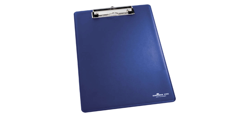 Porte-bloc à pince Durable 2350 A4 bleu