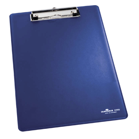 Klembord Durable 2350 A4 met kopklem blauw
