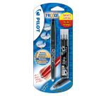 Rollerpen PILOT friXion medium zwart blister à 1 stuk + 3 vullingen