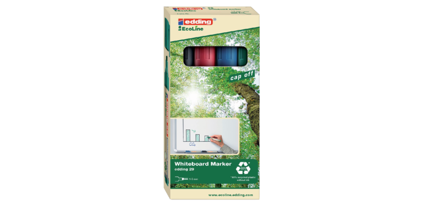 Edding 29 EcoLine whiteboard marker chisel assorted 1-5mm 4 pieces