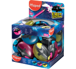 Maped Galactic Pencil Sharpener Box of 24 Pieces