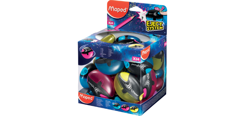 Maped taille-crayon Galactic boîte de 24 pièces