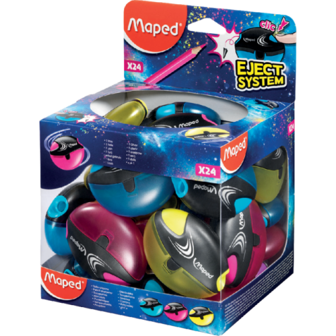 Maped taille-crayon Galactic boîte de 24 pièces