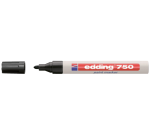 Marqueur peinture edding 750 à base d'huile 2-4mm noir blister 1 pièce