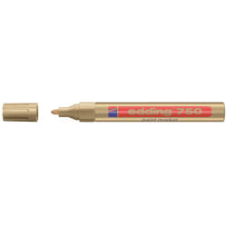 Viltstift edding 750 lakmarker rond 2-4mm goud