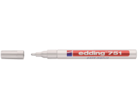 Marqueur peinture edding 751 à base d'huile 1-2mm blanc