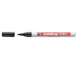 Marqueur peinture edding 751 à base d'huile 1-2mm noir blister 1 pièce