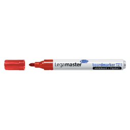 Viltstift Legamaster TZ 1 whiteboard rond 1.5-3mm rood