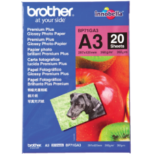 Brother Innobella Premium Plus BP71GA3 - photo paper - glossy - 20 sheet(s) - A3 - 260 g/m²