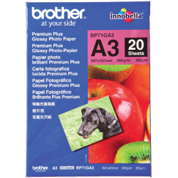 Brother Innobella Premium Plus BP71GA3 - Fotopapier - glänzend - 20 Blatt - A3 - 260 g/m²