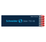Recharge stylo bille Schneider Slider Jumbo 755 Extra Large rouge