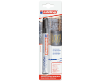 Paintmarker edding 750 op oliebasis 2-4mm zwart blister à 1 stuk