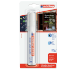 Edding 4090 Kreidemarker Keilspitze 4-15mm Weiß Blister