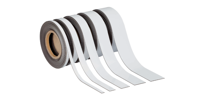 Magnetband MAUL beschreib- und löschbar 10mx50mmx1mm weiß