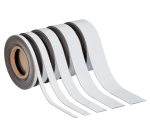 Bande magnétique MAUL 10mx20mmx1mm effaçable blanc