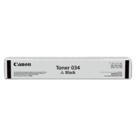 Tonercartridge Canon 034 zwart