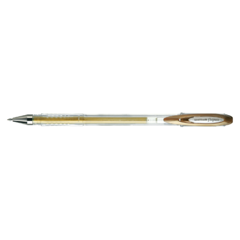 Rollerpen Uni-ball Signo medium metallic goud