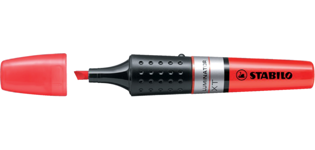 Surligneur STABILO Luminator XT 71/40 rouge