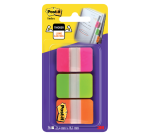 Marque-pages Post-it 686GOT 25,4x38mm strong assorti