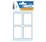 Etiket HERMA 5713 40x55mm schrift grijs kader 24 stuks