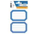 HERMA 5714 notebook label 82x55mm blue border 12 pieces