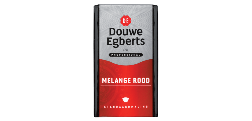Koffie Douwe Egberts snelfiltermaling Melange Rood 250gr